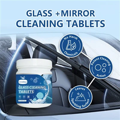 Krištáľovo čisté karty čistiaceho prostriedku